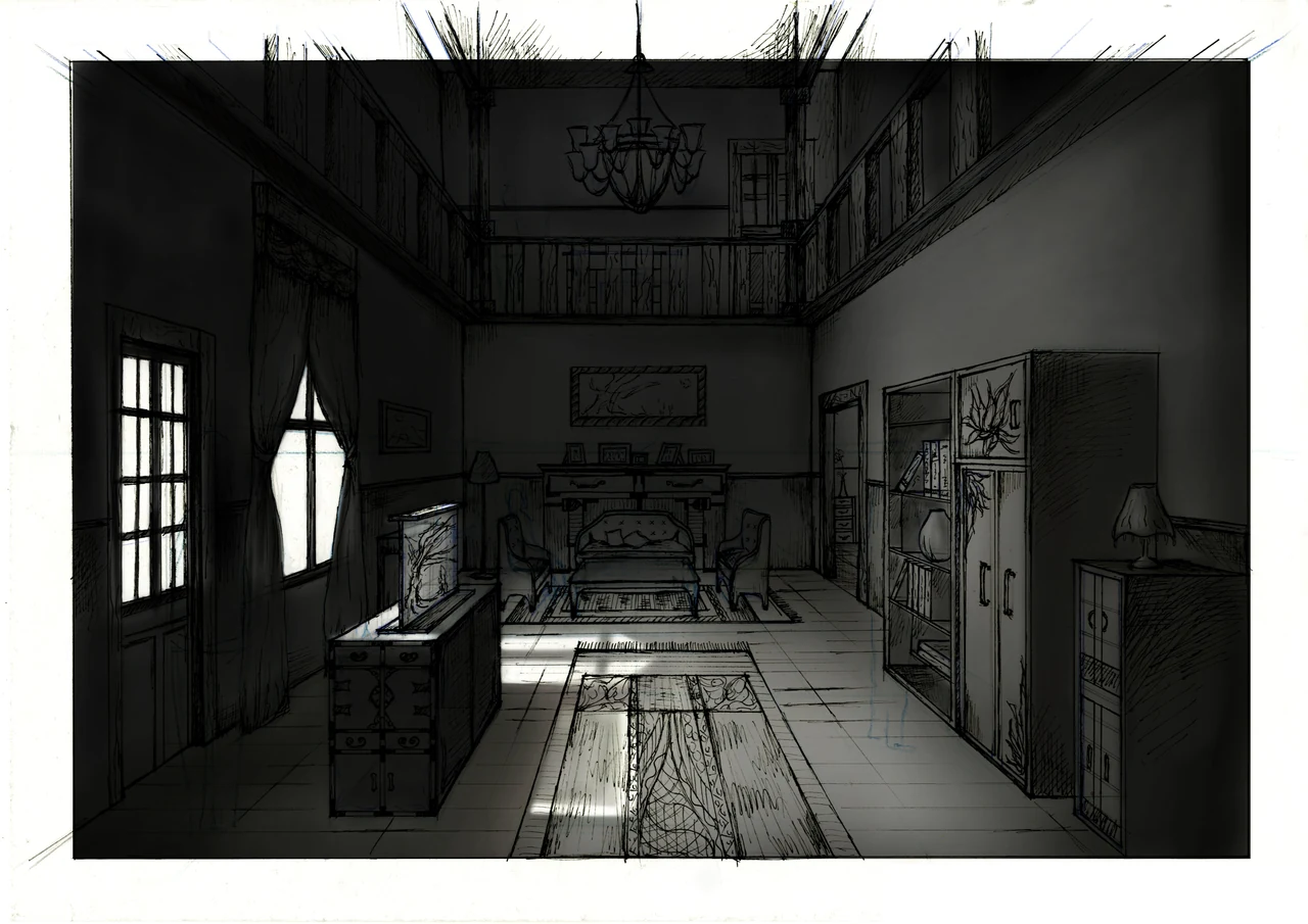 Interior lighting study