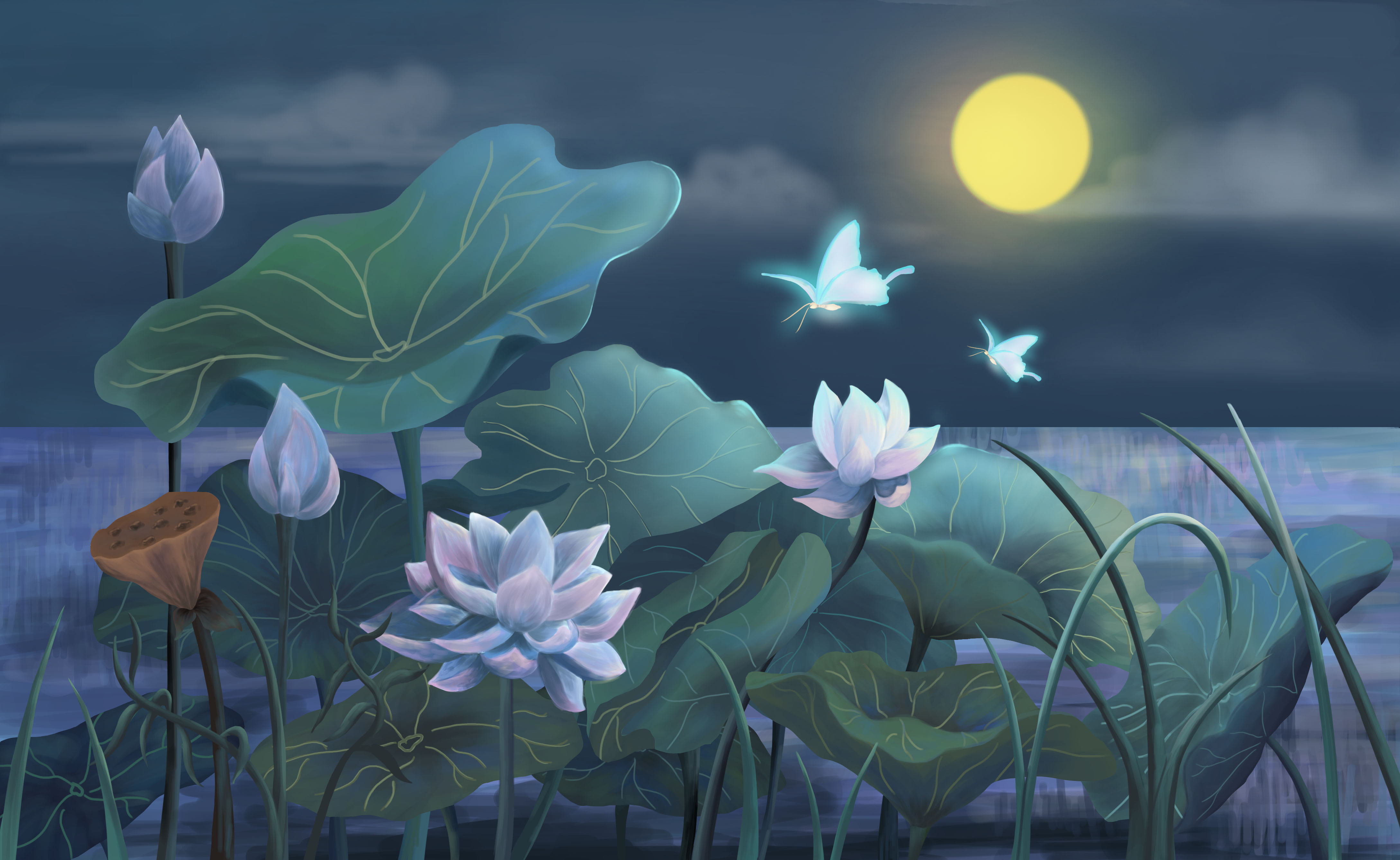 Final animation environment prepared for parallax motion
