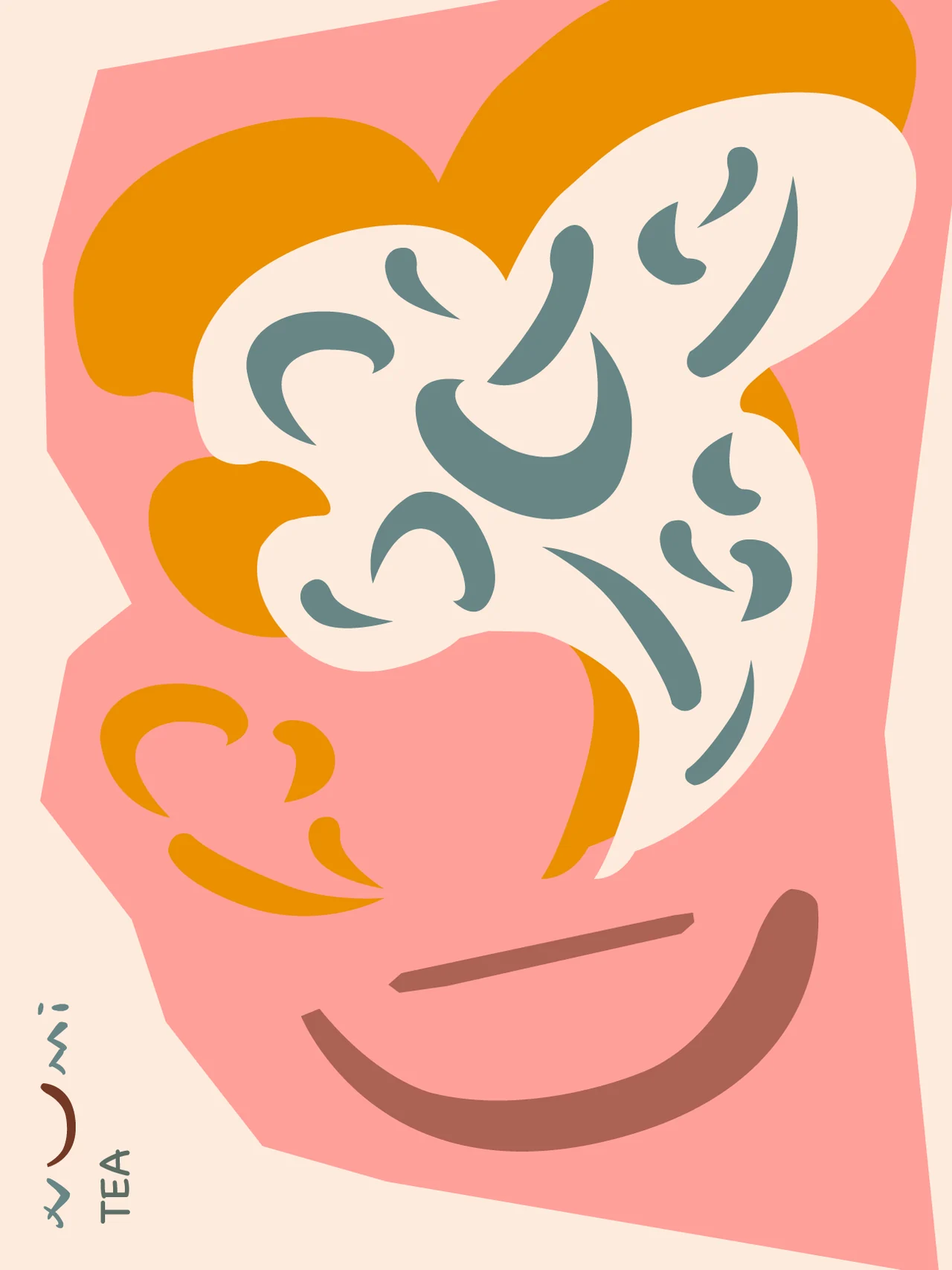 Numi illustrated tea poster