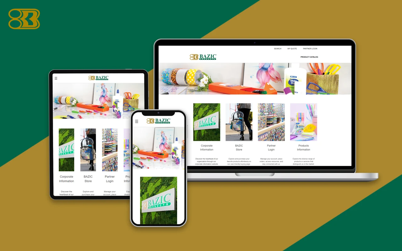 BAZIC responsive website ecosystem